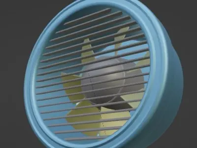 Vent lowpoly Free low-poly 3D model