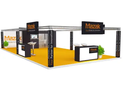  Booth Exhibition Stand a399b  3D model