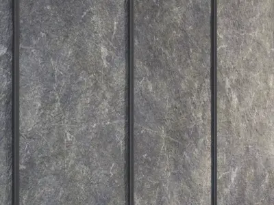 Decorative Rock Wall Panel 5 3D model