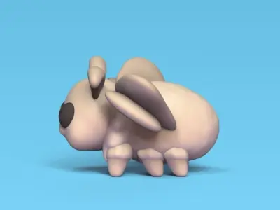 Cute Moth 3D print model