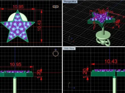 All stars for you  3D print model