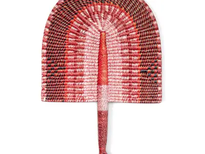 African Handwoven Fan 16 3D model