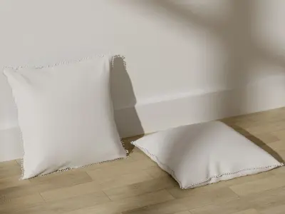 Decorative Pillows - 4 Pillow Pack - 8 Models - 24 Variations 3D model