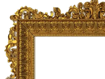 carved frame 3D model 30