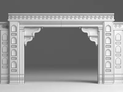 Indian Entry Gate 3D model