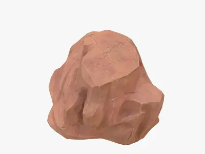  Cartoon rock 3D model