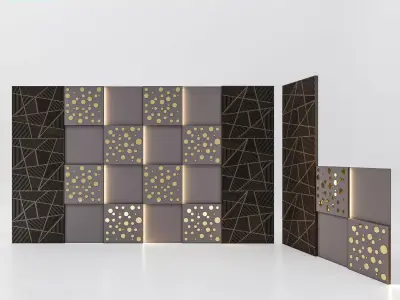 Decorative Wall Panel 3D wall panel 3d panel 3D model