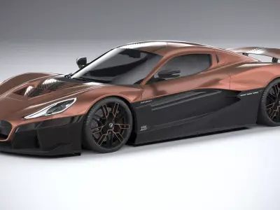 Rimac Nevera 15th Anniversary Edition 2024 3D model