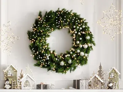 Christmas set 3D model