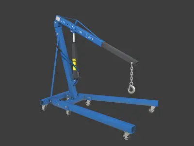 Engine Crane Low-poly 3D model by kanistrastudio