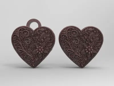 heart shape cookie  3D print model