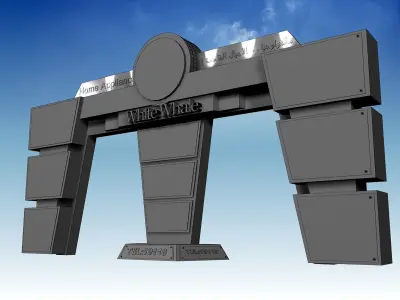 Fair Gate exhibition Event a384b 3D model