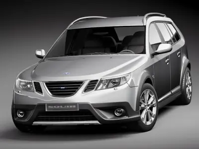 Saab 9-3x 2010 3D model