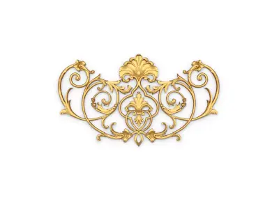 Classic decor ornament 308 3D model