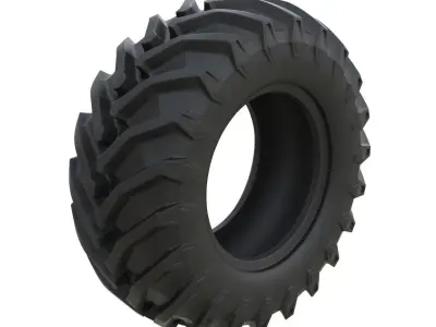 Wheel tractor tire 3D print model