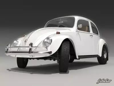 Volkswagen Beetle 1300 1963 3D model