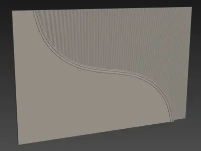 Decorative V18 Wall Panels 3D model