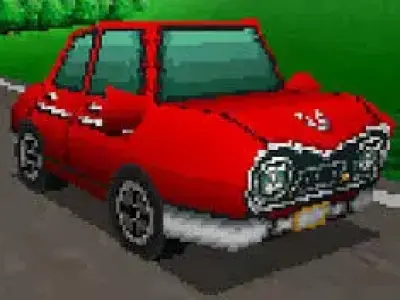 Mariokart DS Red Car Low-poly 3D model