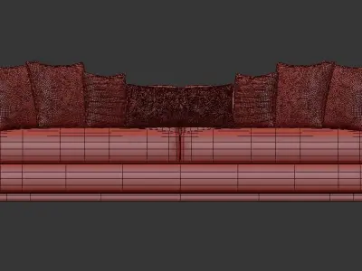 Tesla  Sofa By Evgor Luxury 3D model