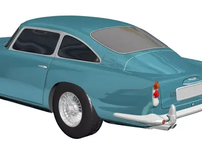 AUSTON MARTIN DB5 3D MODEL Low-poly 3D model