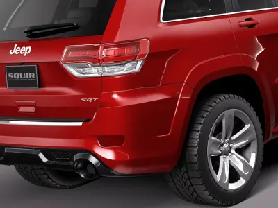 Jeep Grand Cherokee- SRT 2014 3D model