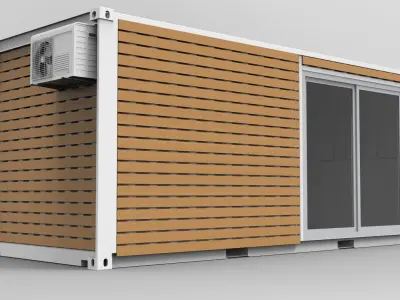 Exhibition booth 3D model