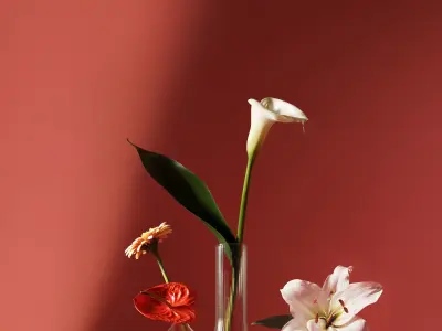 Fressia yellow flower 3D model