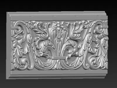 Decorative Panel 4  3D STL Model 3D print model