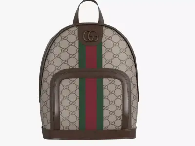 Ophidia GG small backpack--Gucci bag 3D model
