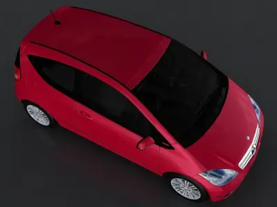 Mercedes Benz A200 Low-poly 3D model