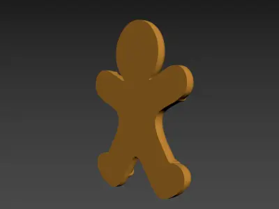 Gingerbread Man 3D print model purchase