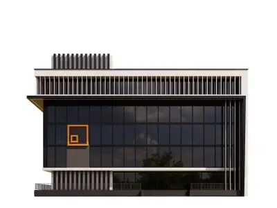 Modern Office Building 3D model