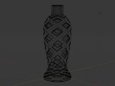 beautiful jar Free low-poly 3D model