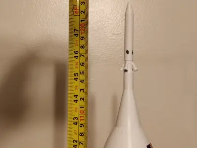 NASA Space Launch System Full Staging and Interior 3D print model
