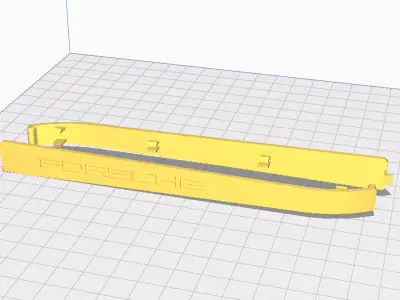 Door Handle Insert VW GOLF MK2 3D print model