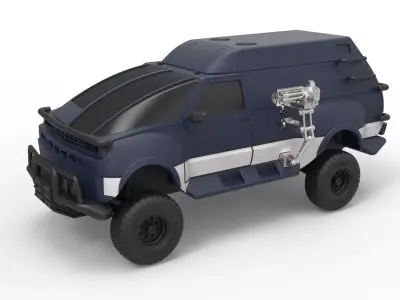 RV from Hell from Tango and Cash Scale 1 to 24 3D print model