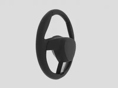 Skoda Steering Wheel 3D model