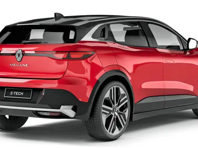 Renault Megane E-Tech 2022 3D model