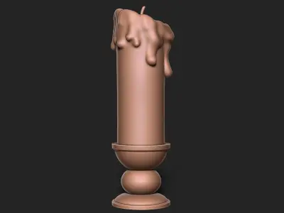 Candle 3D print model