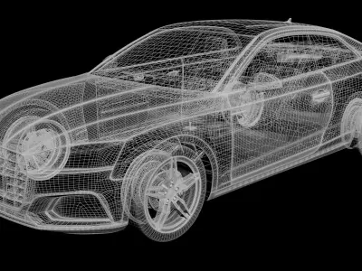 Audi A5 Coupe 2019 3D model