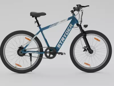 Bicycle  Low-poly 3D model