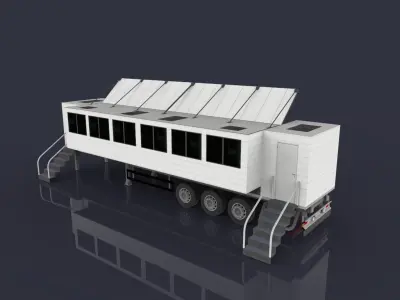 Sport Truck Podium 3D model