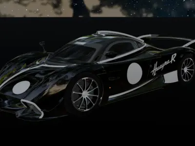 Pagani Huayra R 3D  3D model