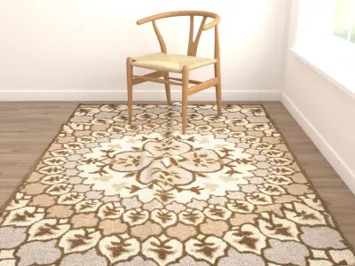 Rugs No 284 Low-poly 3D model