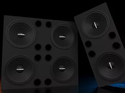 Car Sound System Brazil Selenium 3D model