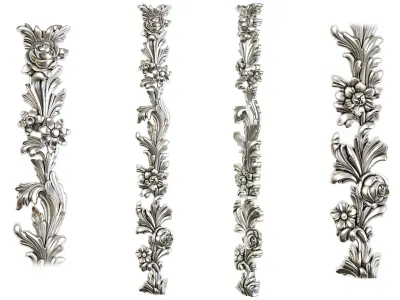 Classic carved 210 3D model