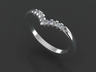 Band Ring 3D print model 114
