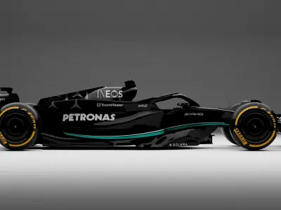 Mercedes AMG Petronas F1-Lewis Hamilton 3D model