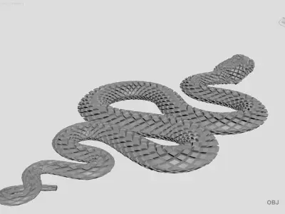 Snake 3D model shop