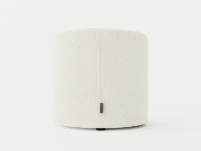Edison pouf Low-poly 3D model
